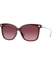 Versace - Ve4507U 54648H Sunglasses Injected Squared Normal Nuanced - Lyst
