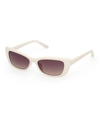 Guess - Gu00156-H 21B Sunglasses Injected Smoke Squared Normal - Lyst