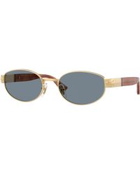 Persol - Po1024S 113256 Sunglasses Metal Round Normal - Lyst