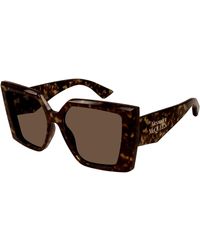 McQueen - Am0467S 002 Sunglasses Acetate Squared - Lyst