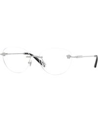 Versace - Ve1305 1000 Optical Frames Metal Round Normal - Lyst