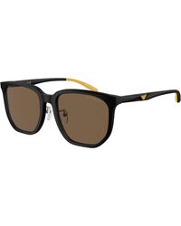Emporio Armani - Ea4215D 500173 Sunglasses Acetate Squared Normal - Lyst
