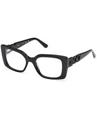 Guess - Gu50322 001 Optical Frames Acetate Squared Normal - Lyst
