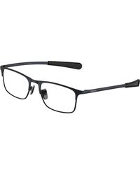 Moncler - Me1014 1001 Optical Frames Metal Transparent Squared Normal - Lyst