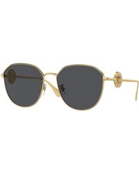 Versace - Ve2259D 100287 Sunglasses Steel Geometric Normal - Lyst