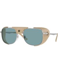 Persol - Po1013Sz 1155P1 Sunglasses Metal Squared Polarized - Lyst
