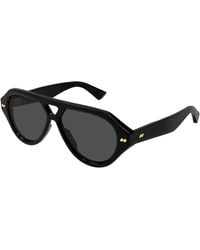 Bottega Veneta - Bv1485S 001 Sunglasses Acetate Pilot - Lyst