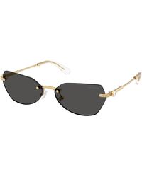 Swarovski - Sk7038 400487 Sunglasses Metal Geometric Normal - Lyst