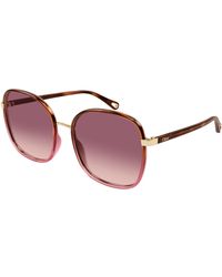 Chloé - Ch0031S 016 Sunglasses Bio-Injected Squared - Lyst