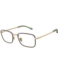 Giorgio Armani - Ar5152J 3002 Optical Frames Steel Squared Normal - Lyst