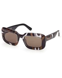 PUCCI - Ep0253 99E Sunglasses Acetate Squared Normal - Lyst