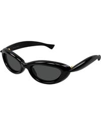 Bottega Veneta - Bv1484S 001 Sunglasses Bio-Injected Cat Eye - Lyst