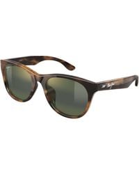 Maui Jim - Mj0694Sa 003 Occhiali Da Sole Acetato Verde Squadrata - Lyst