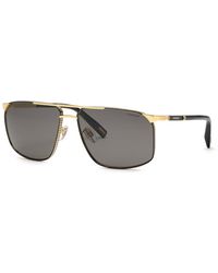 Chopard - Schl52 Sa1P Sunglasses Metal Smoke Squared Polarized - Lyst