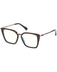 Max Mara - Mm5151-B 50 Optical Frames Acetate Cat Eye Normal - Lyst