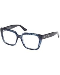 Guess - Gu50174 092 Optical Frames Acetate Squared Normal - Lyst