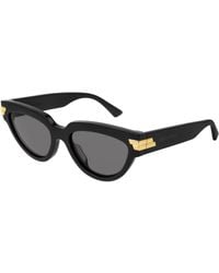 Bottega Veneta - Bv1035S 001 Sunglasses Acetate Cat Eye Normal - Lyst