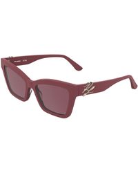 KARL LAGERFELD - Kl6220S 652 Sunglasses Acetate Squared Normal - Lyst