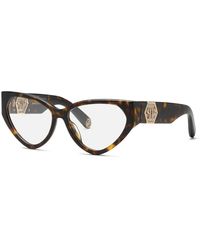 Philipp Plein - Vpp163 Plein Capture 722 Optical Frames Acetate Cat Eye - Lyst