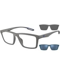 Emporio Armani - Ea4189U 50601W Sunglasses Plastic Transparent Squared - Lyst