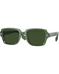 Burberry - Be4349 Eldon 394671 Sunglasses Acetate Squared Normal - Lyst