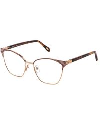 Just Cavalli - Vjc072 02Am Optical Frames Metal Geometric - Lyst