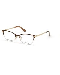 Guess - Gu2777 049 Optical Frames Metal Squared Normal - Lyst