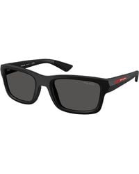 Prada Linea Rossa - Ps B10S 1Bo08Z Sunglasses Injected Geometric Normal - Lyst