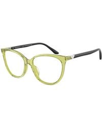 Emporio Armani - Ea3249U 6199 Optical Frames Acetate Cat Eye Normal - Lyst