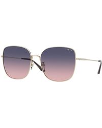 Vogue Eyewear - Vo4237Sd 848/I6 Sunglasses Metal Squared Normal Shaded - Lyst