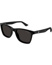 Montblanc - Mb0399S 001 Sunglasses Injected Squared - Lyst