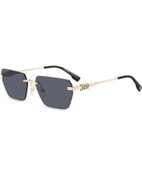 DSquared² - D2 0102/S 807/2K Sunglasses Metal Squared Normal Anti-Glare - Lyst