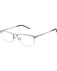 Emporio Armani - Ea1168D 3003 Optical Frames Metal Squared Normal - Lyst