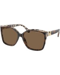 Michael Kors - Mk2201 Malia 395173 Sunglasses Acetate Squared Normal Shaded - Lyst