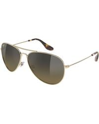 Maui Jim - Mj0264S 002 Occhiali Da Sole Titanio Bronzo Pilot - Lyst