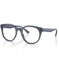Emporio Armani - Ea3207 5072 Optical Frames Acetate Transparent Pantos Normal - Lyst