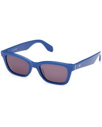 adidas - Or0117 90A Sunglasses Acetate Smoke Squared Normal - Lyst