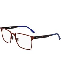 Lacoste - L2314 601 Optical Frames Metal Squared Normal - Lyst