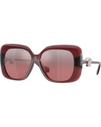 Versace - Ve4499U 55397E Sunglasses Injected Squared Normal Nuanced - Lyst