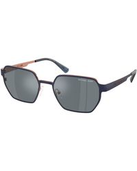 Michael Kors - Mk1183 Madagascar 12076G Sunglasses Metal Geometric Normal - Lyst