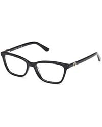 Guess - Gu50310 001 Optical Frames Acetate Squared Normal - Lyst