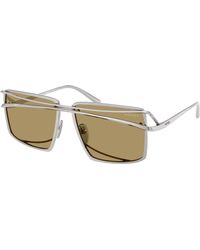 Prada - Pr C55S 28C70G Sunglasses Metal Geometric Normal - Lyst
