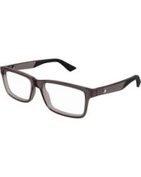 Montblanc - Mb0402O 003 Optical Frames Injected Transparent Squared - Lyst
