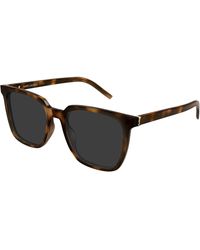Saint Laurent - Sl M146 003 Sunglasses Acetate Squared - Lyst