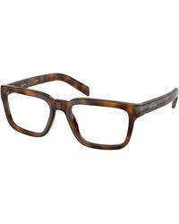 Prada - Pr D04V 20D1O1 Optical Frames Acetate Transparent Pillow Normal - Lyst