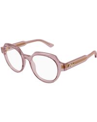 Chloé - Ch0379O 004 Optical Frames Acetate Transparent Geometric - Lyst