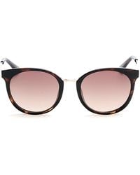 Guess - Gu7459 52F Sunglasses Injected Round Normal Shaded - Lyst