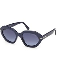 Tom Ford - Ft1341 Meryl-02 90W Sunglasses Acetate Geometric Normal - Lyst