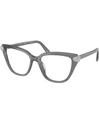 Swarovski - Sk2045 1072 Optical Frames Acetate Cat Eye Normal - Lyst