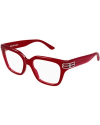 Balenciaga - Bb0435O 005 Optical Frames Acetate Transparent Cat Eye - Lyst